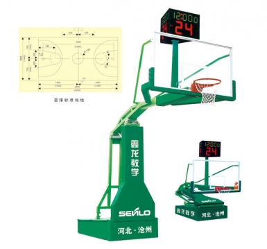 XLL-001电动液压篮球架